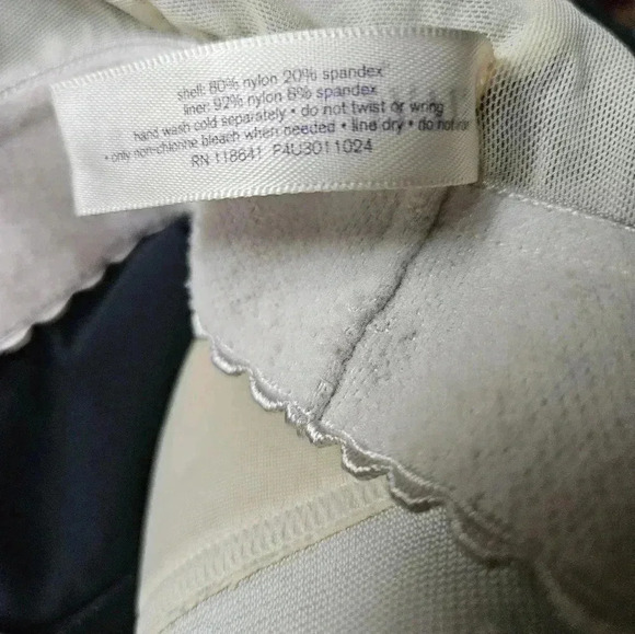 Swim by Cacique Ruffled Tankini Black (sz 20) PLUS SIZE - Picture 4 of 5